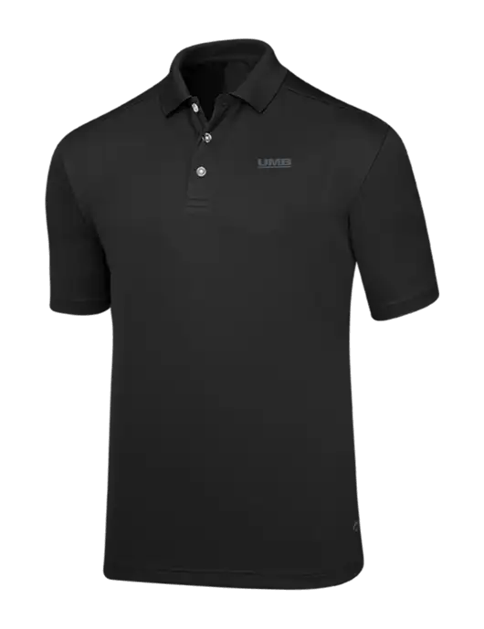 Callaway Core Black Performance Polo w/UMB Logo