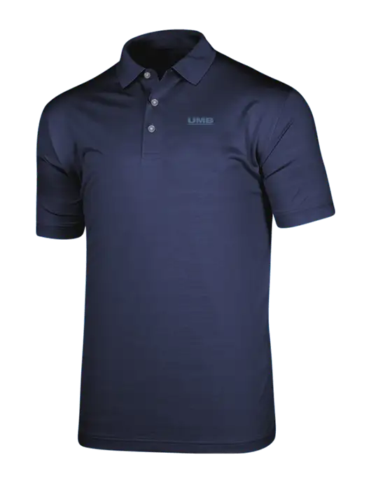 Callaway Vibrant Navy Ventilated Polo w/UMB Logo