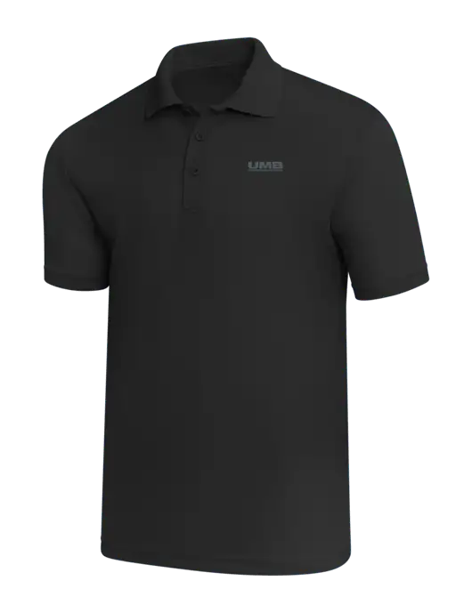 Black PosiCharge RacerMesh Polo w/UMB Logo
