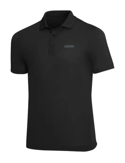 Mercer+Mettle Black Stretch Jersey Polo w/UMB Logo