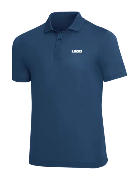 Mercer+Mettle Very Dark Sapphire Blue Stretch Jersey Polo w/UMB Logo