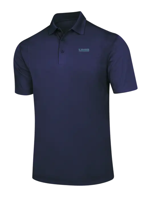 Navy Micropique Sport-Wick Polo w/UMB Logo