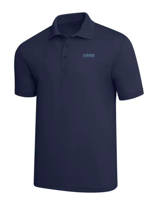 Navy PosiCharge RacerMesh Polo w/UMB Logo