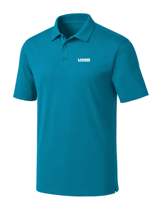 Sapphire Blue Silk Touch Performance Polo w/UMB Logo