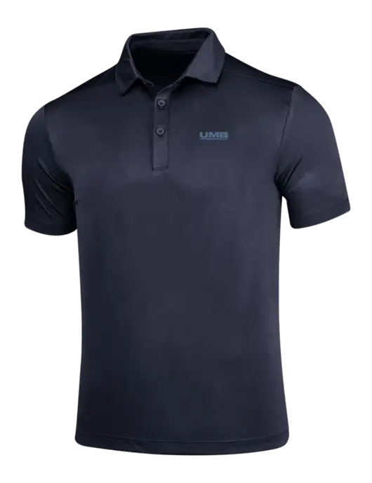 Navy Posi-UV Pro Polo w/UMB Logo