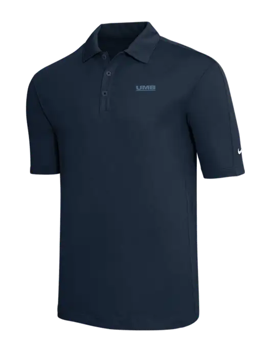 Nike Navy Tech Sport Dri-FIT Polo w/UMB Logo