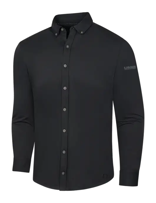 OGIO Blacktop Modern Code Stretch Button-Up Shirt w/UMB Logo