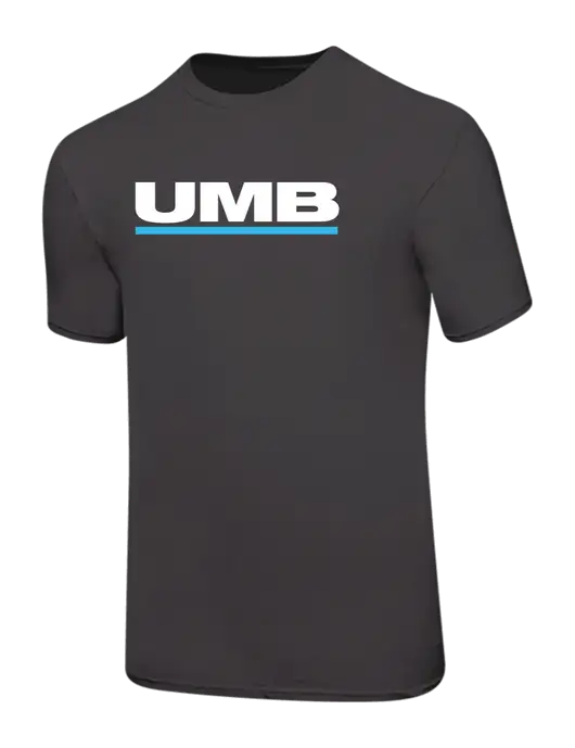 Ring Spun Charcoal 4.5 oz T-Shirt w/UMB Logo