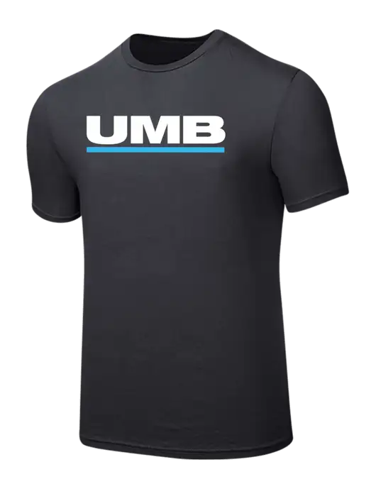 Seriously Soft Charcoal T-Shirt w/UMB Logo