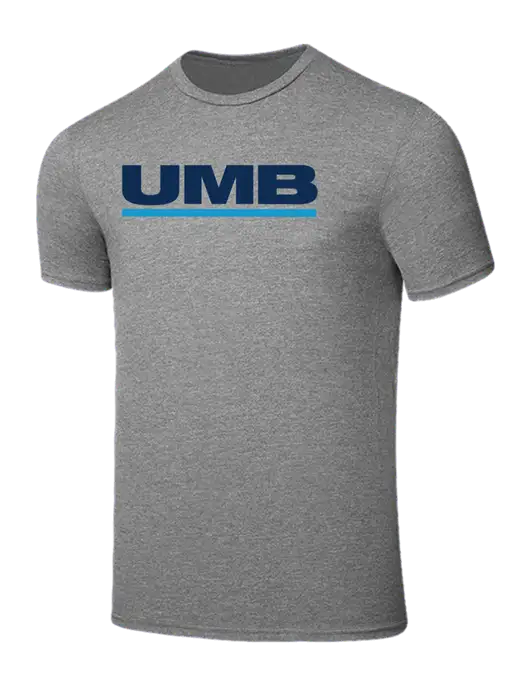 Seriously Soft Grey Frost T-Shirt w/UMB Logo