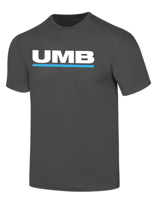 Simply Soft Charcoal 4.5oz  Poly/Combed Ring Spun Cotton T-Shirt w/UMB Logo