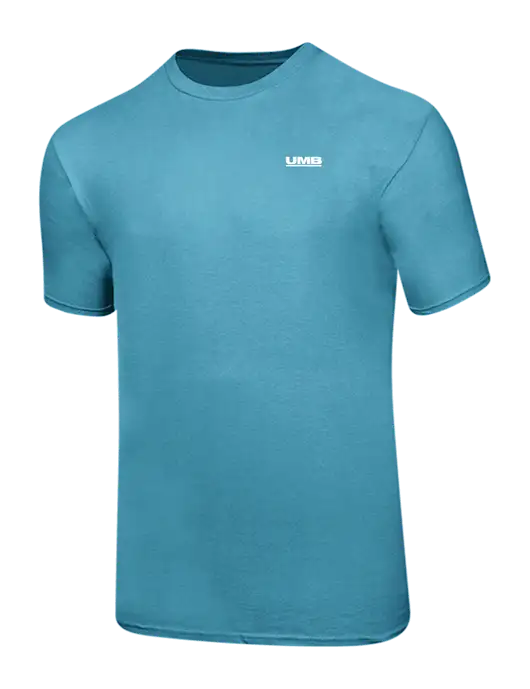 Ring Spun Light Sapphire 4.5 oz T-Shirt w/UMB Logo