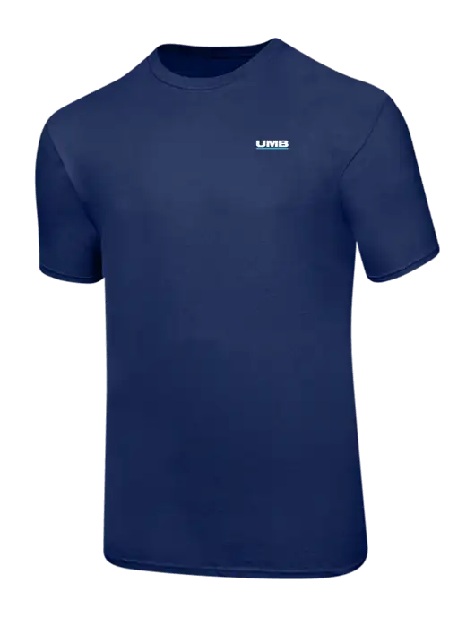 Ring Spun Navy 4.5 oz T-Shirt w/UMB Logo