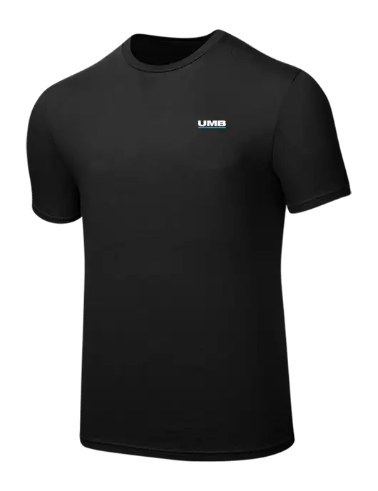 Seriously Soft Black T-Shirt w/UMB Logo