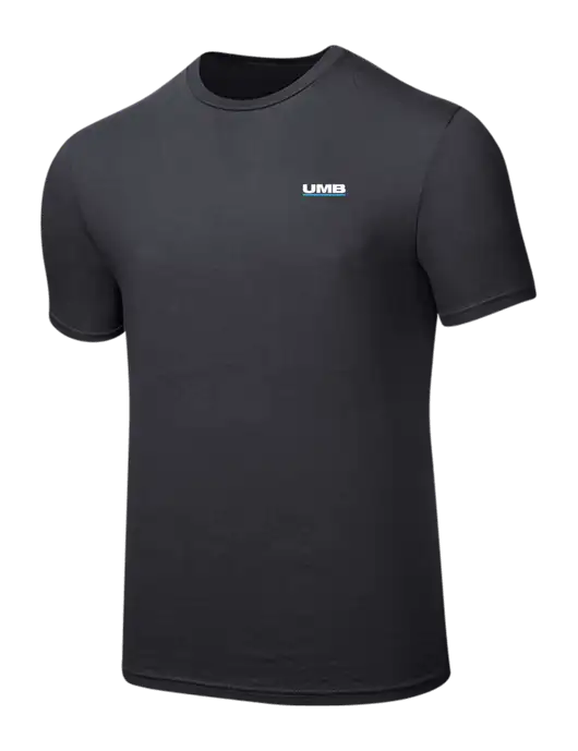 Seriously Soft Charcoal T-Shirt w/UMB Logo