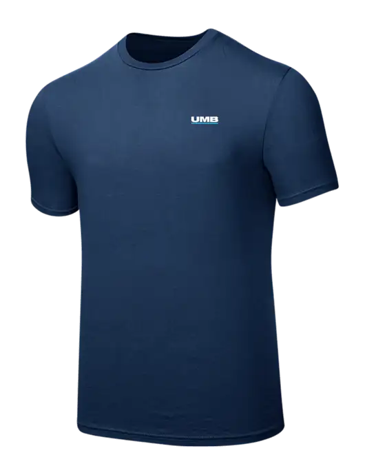 Seriously Soft Deep Slate Blue T-Shirt w/UMB Logo