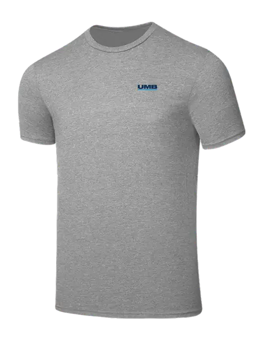 Seriously Soft Light Heather Grey T-Shirt w/UMB Logo