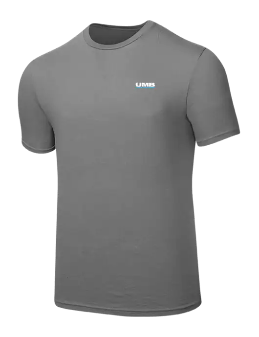 Seriously Soft Medium Grey T-Shirt w/UMB Logo