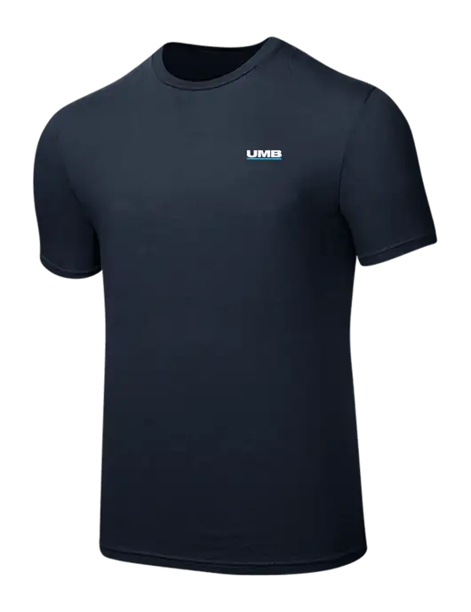 Seriously Soft Navy T-Shirt w/UMB Logo