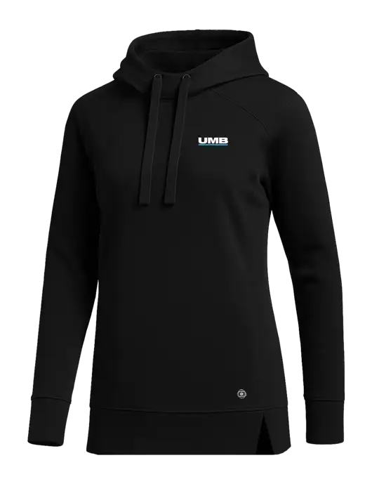 OGIO Black Womens Luuma Pullover Fleece Hoodie w/UMB Logo