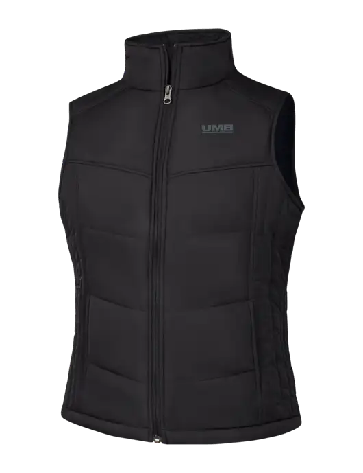Womens Black/Black Vest w/UMB Logo