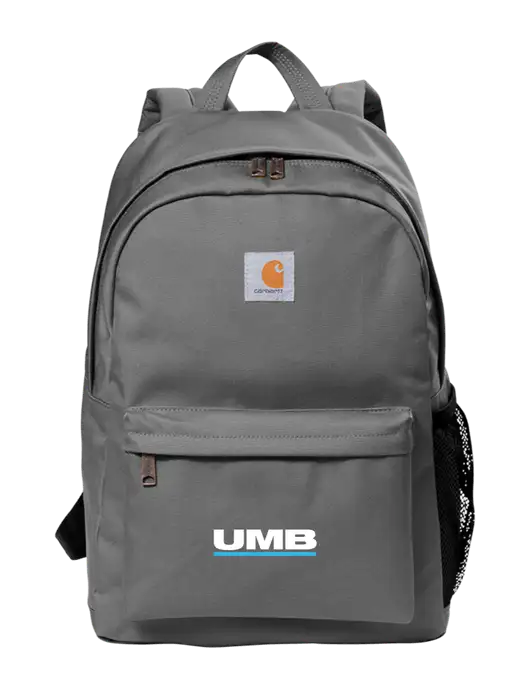 Carhartt Grey Canvas Backpack w/UMB Logo