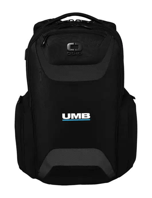 OGIO Black Charcoal Connected Pack w/UMB Logo