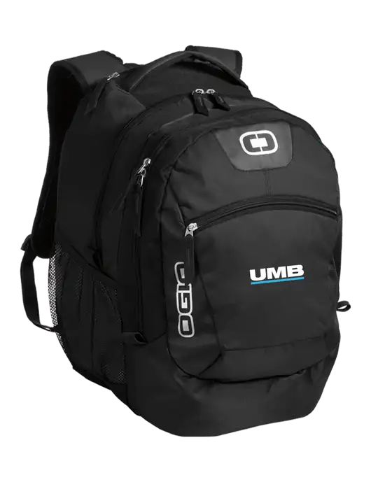 OGIO Black Rogue Pack
 w/UMB Logo