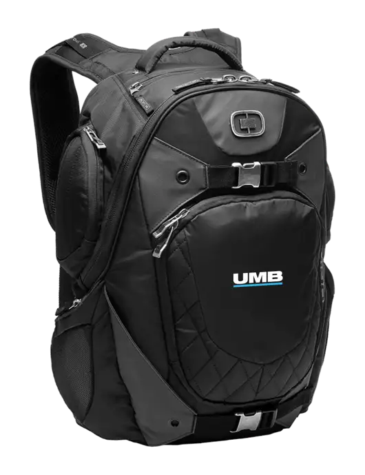OGIO Black Squadron Pack w/UMB Logo
