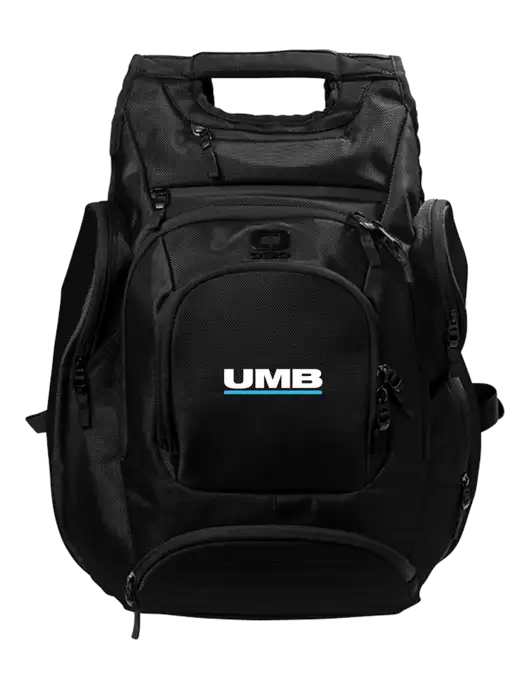 OGIO Blacktop Metro Ballistic Laptop Backpack w/UMB Logo