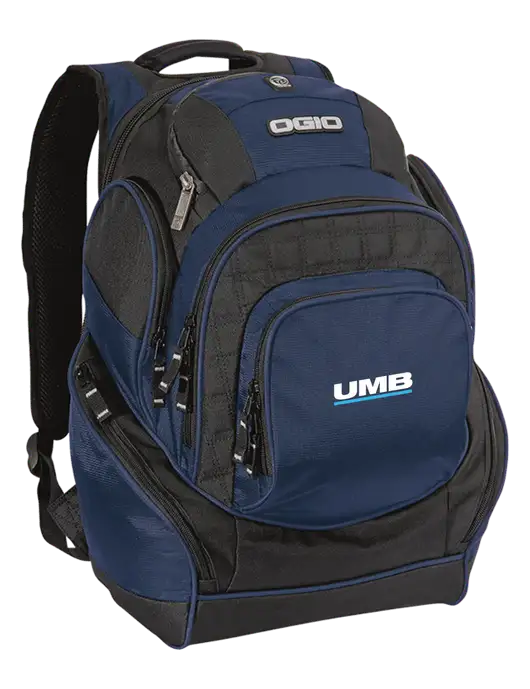 OGIO Navy Mastermind Pack w/UMB Logo
