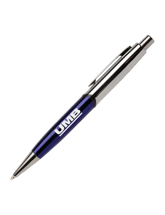 Chimera Blue Pen - Black Ink w/UMB Logo